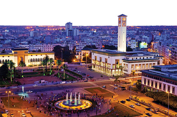 Place Mohammed V - Place Mohammed 5 - Casablanca - Maroc - Lieux de tournage à Casablanca